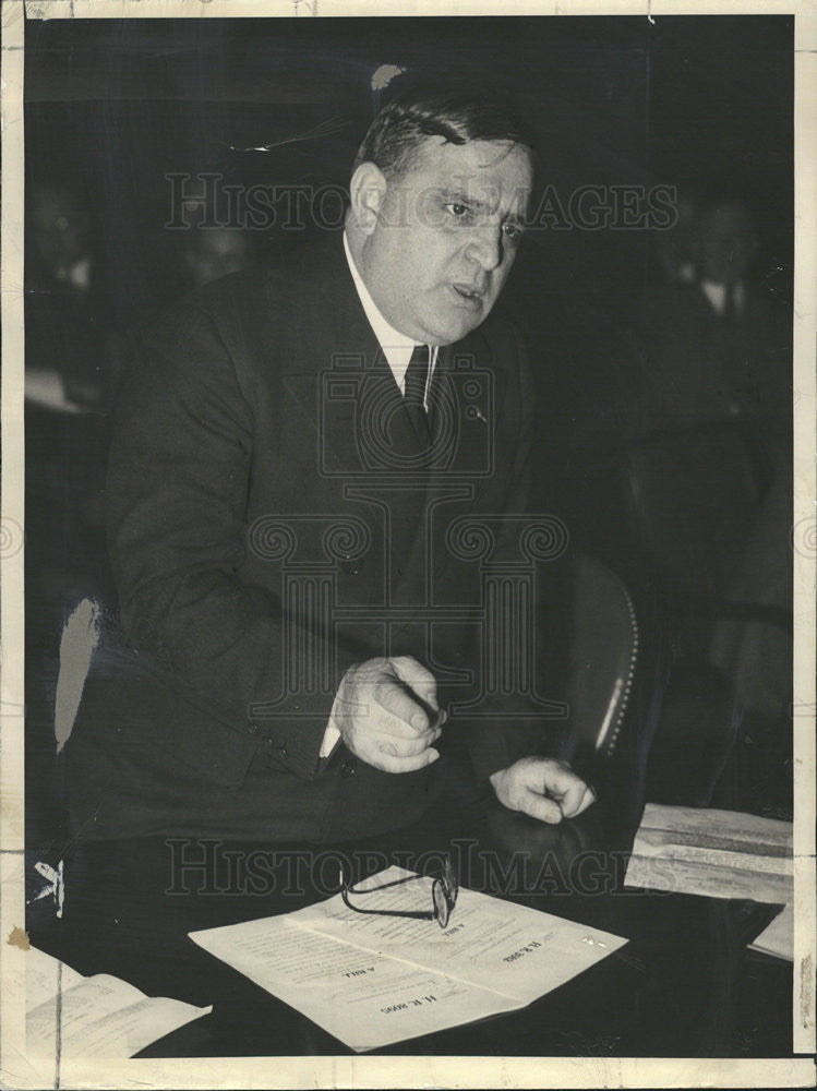 1937 Press Photo Fiorello H. La Guardia runs re-election New York&#39;s mayor - Historic Images