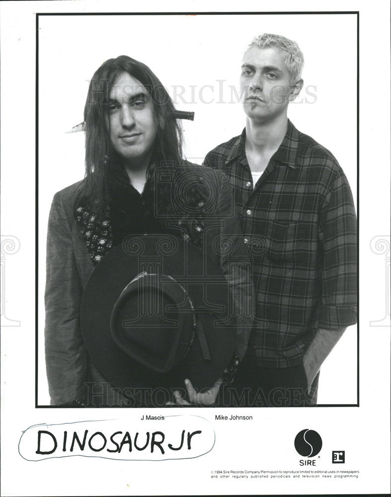 Undated Press Photo Dinosaur, Jr. - Historic Images