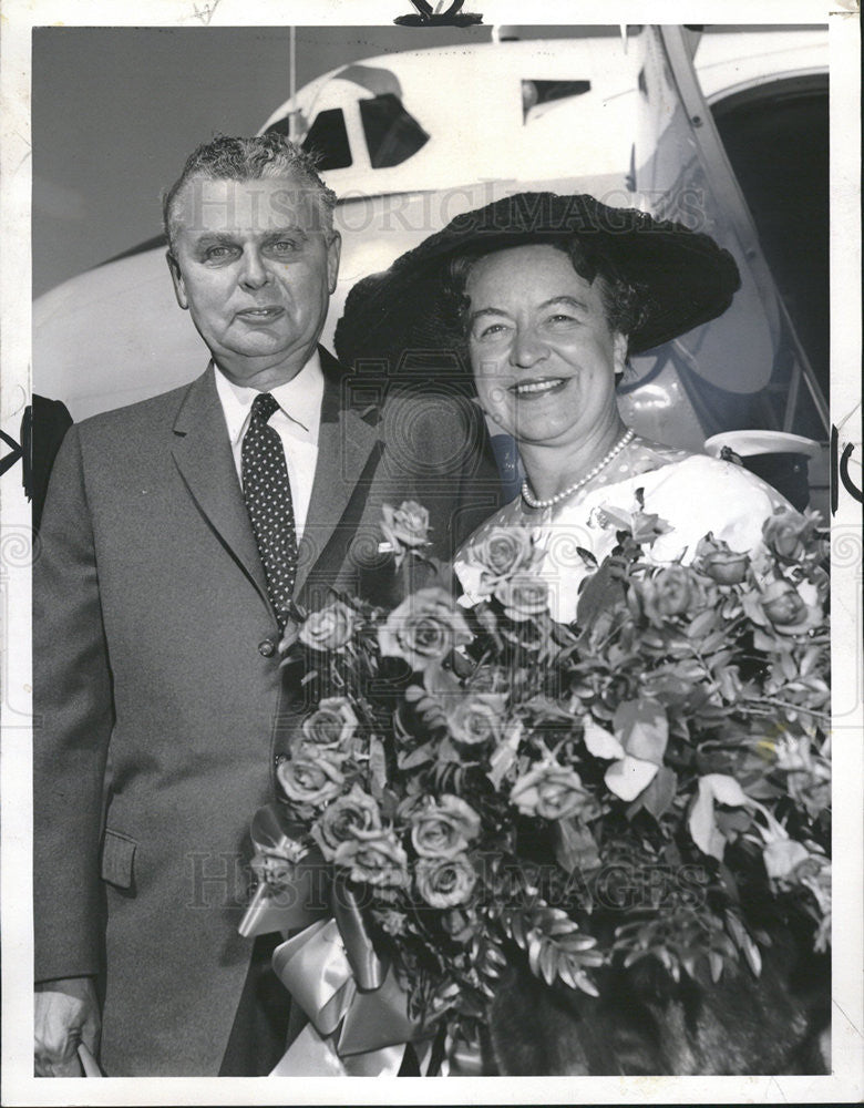 1959 Press Photo John C. Diefenbaker Prime Minster Canada - Historic Images