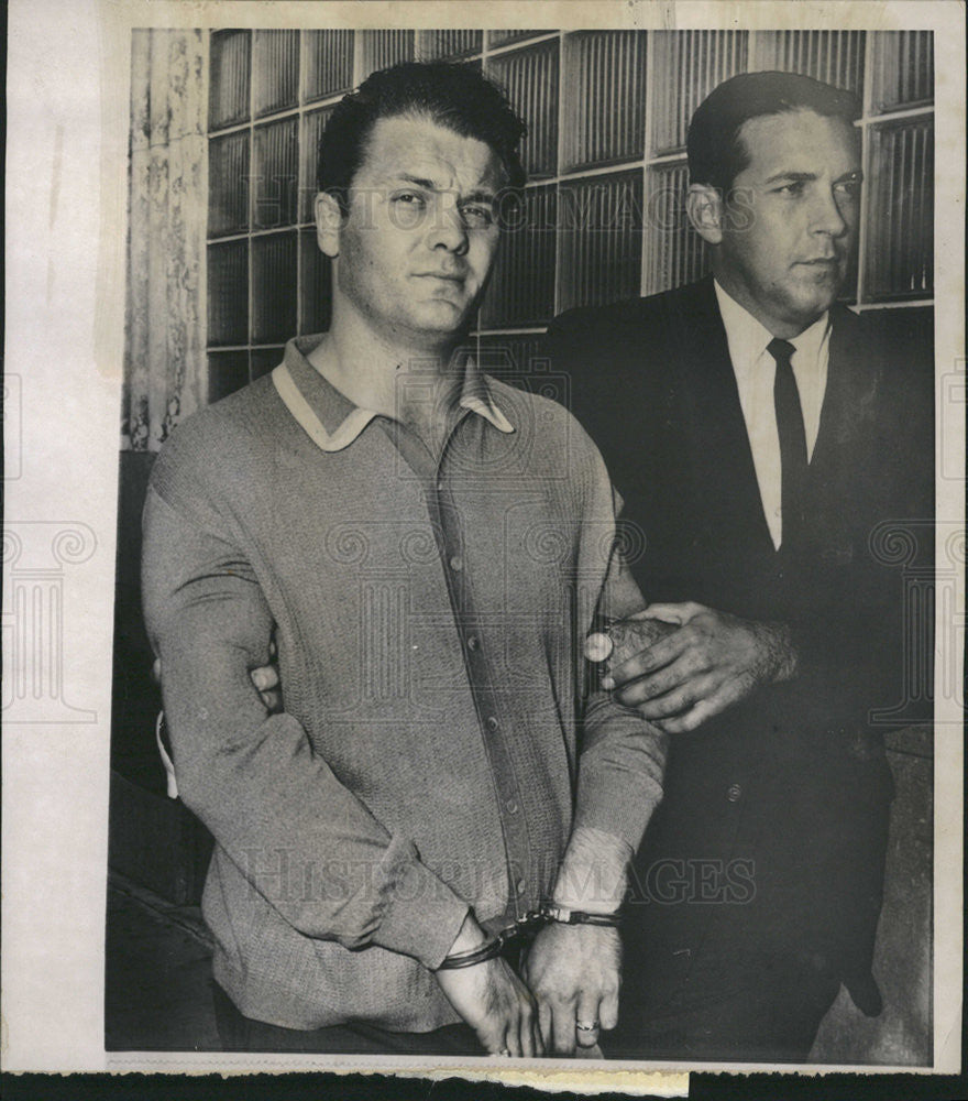 1963 Press Photo Bank Robber Jerry C Rush - Historic Images