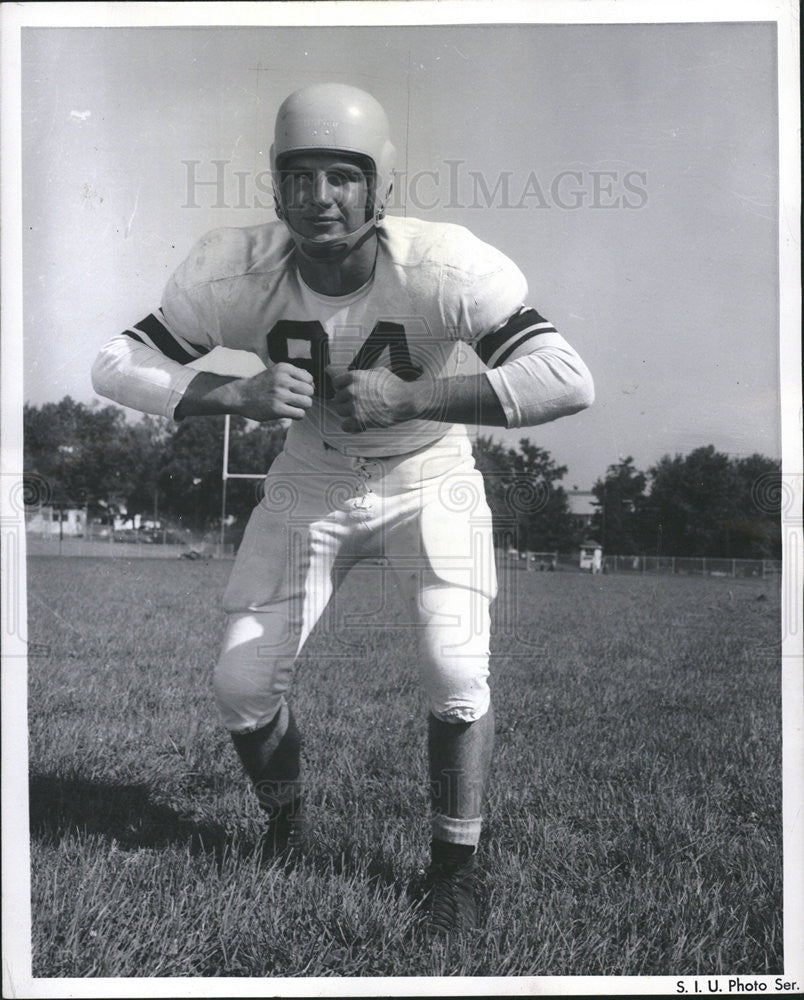 1957 Press Photo MVP Marion Rushing SIU - Historic Images