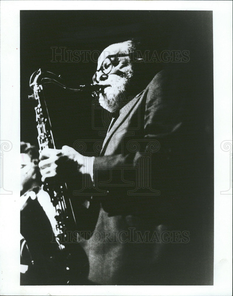 1991 Press Photo Saxophonist Hal Russell - Historic Images