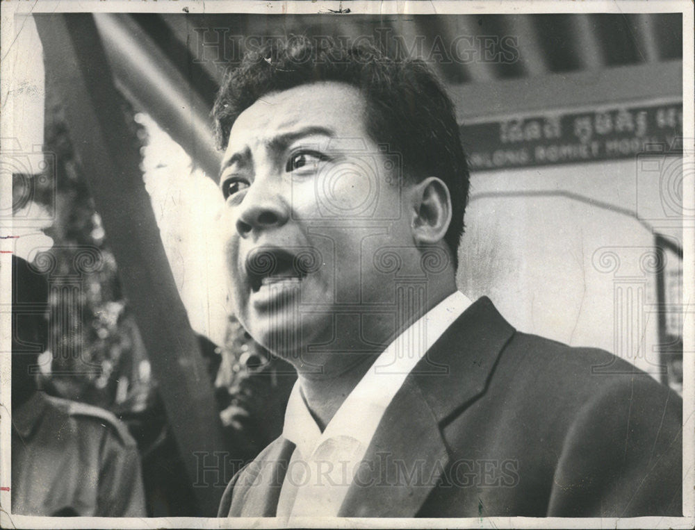 1966 Press Photo Cambodia King Sihanouk - Historic Images