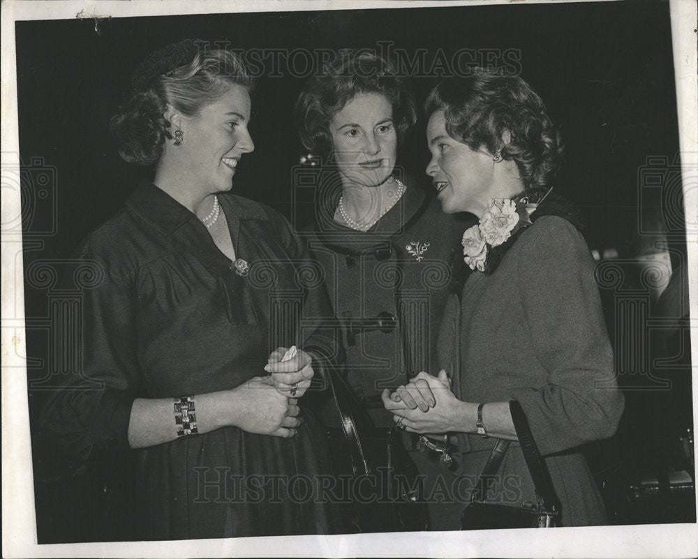 1962 Press Photo Mrs A.B Dick,Mrs B.Norris,Mrs V.C Spaulding Jr - Historic Images