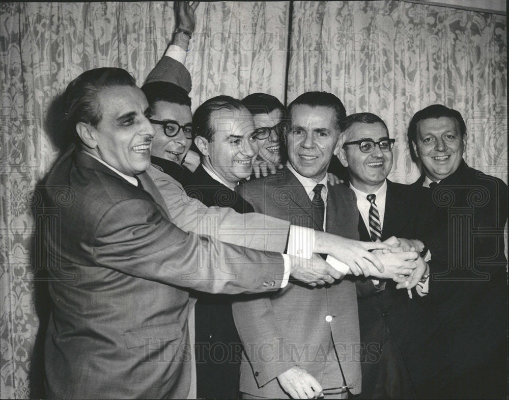 1965 Press Photo Bernard F. Richards Elected President of Musicians Union - Historic Images