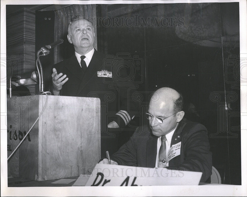 1961 Press Photo Elihu H. Rickel/Chaplain Corps/US Military/Aaron Spitzer - Historic Images