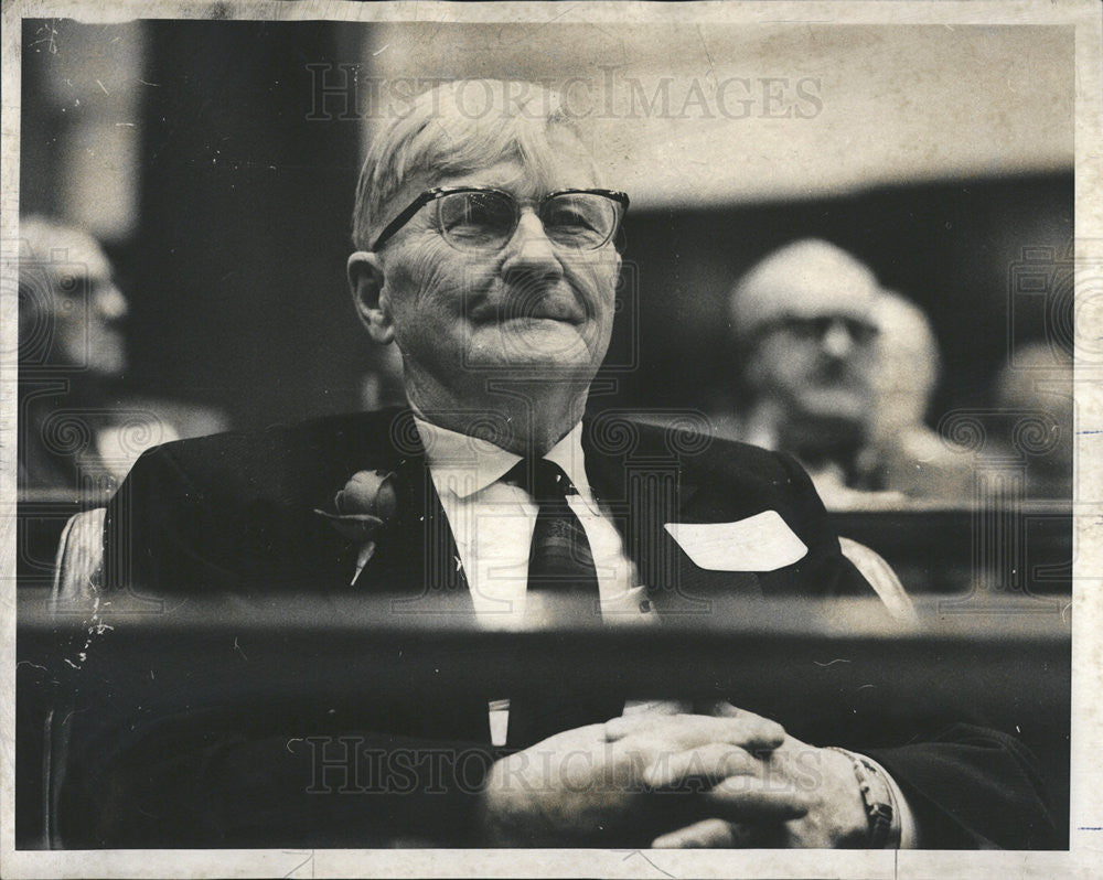 1973 Press Photo Reverend Carl P. Nelson Chicago Illinois Clergyman - Historic Images