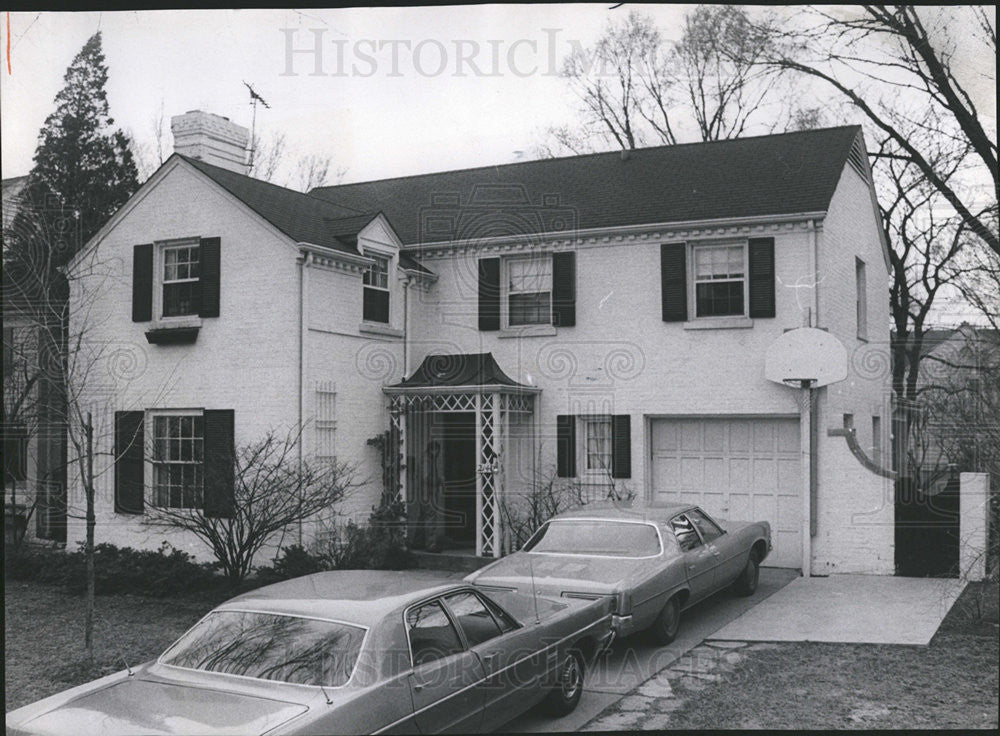 1971 Press Photo home bank president Lawrence Nortrup - Historic Images