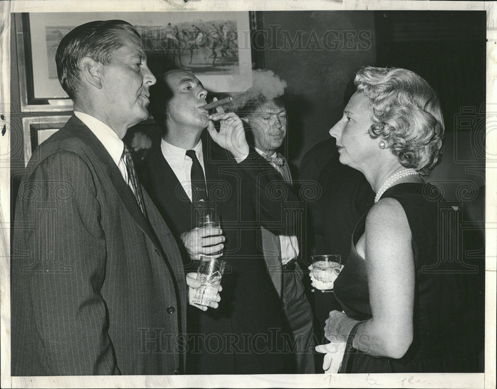 1963 Press Photo William North Wife Edmund Doering - Historic Images