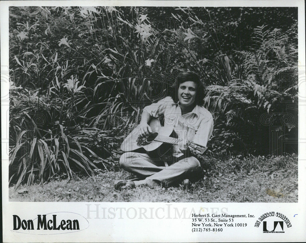 1975 Press Photo Don McLean,musician - Historic Images