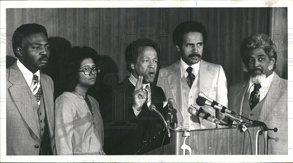 1978 Press Photo GUS SAVAGE DEMOCRATIC MEMBER UNITED STATES - Historic Images