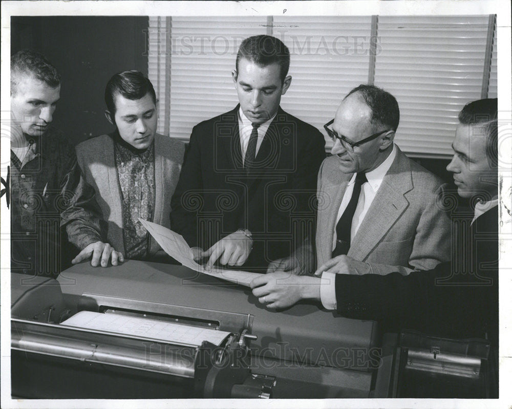 1961 Press Photo DR. HENRY J. REHN DEAN  SOUTHERN ILLINOIS UNIVERSITY SCHOOL - Historic Images