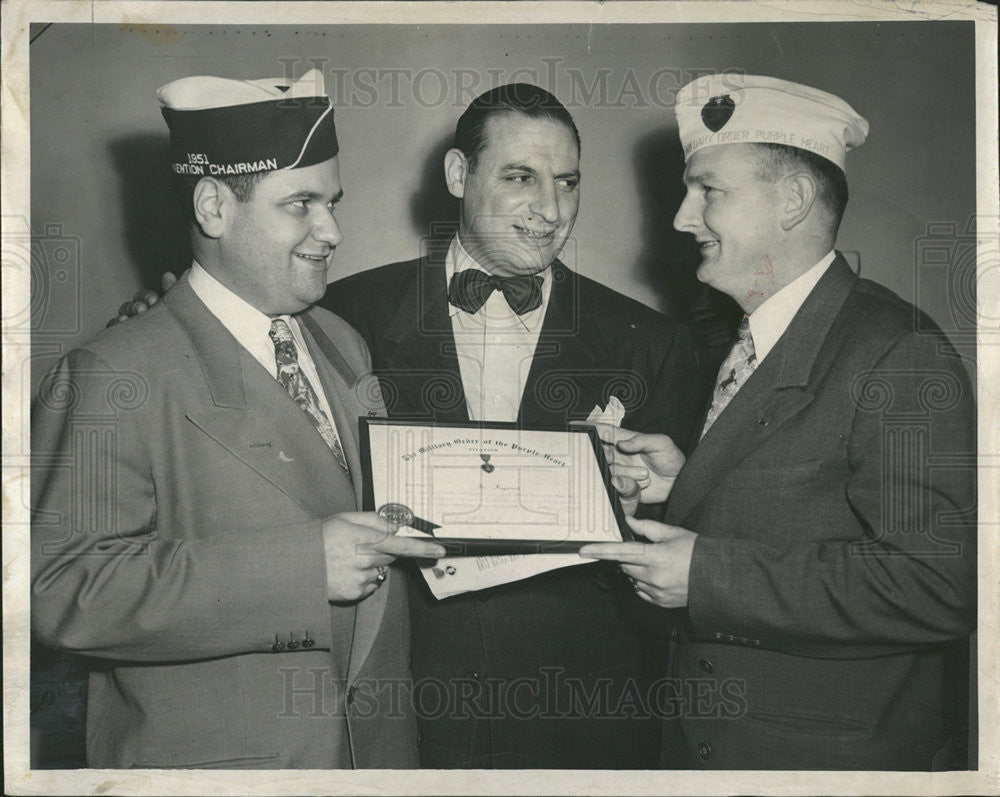 1951 Press Photo Yale Stein, John Goodin, Irv Kupcinet - Historic Images