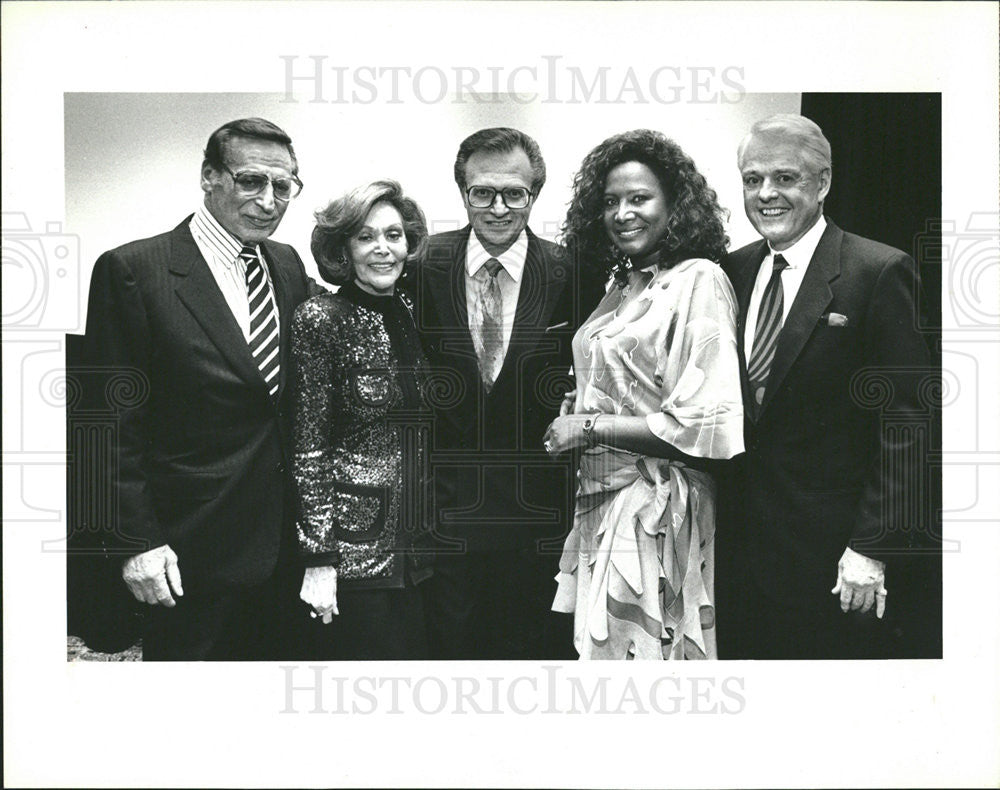 1992 Press Photo IRV KUPCINET AMERICAN NEWSPAPER COLUMNIST CHICAGO SUN-TIMES - Historic Images