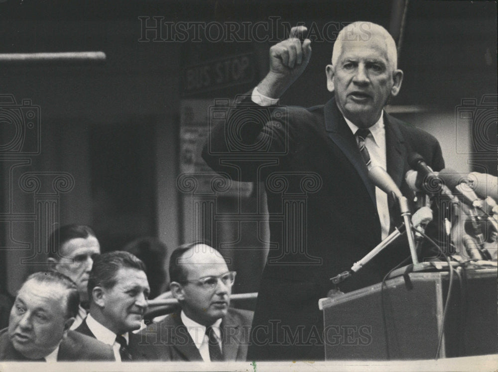 1966 Press Photo Paul Howard Douglas - Historic Images