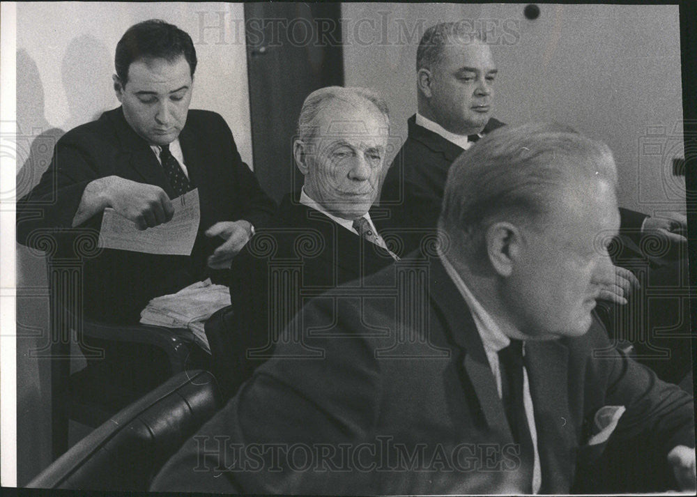 1967 Press Photo Benjamin Mackoff Chicago Illinois Attorney - Historic Images