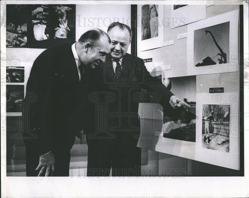 1962 Press Photo Felix McKnight American Society Newspaper Editor Sun Time - Historic Images