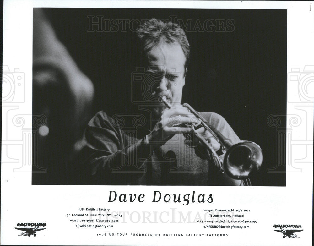 1996 Press Photo Dave Douglas Jazz Trumpeter Composer - Historic Images