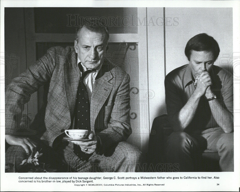 Press Photo George C. Scott American Actor Producer Director Dick Sargent Actor  - Historic Images