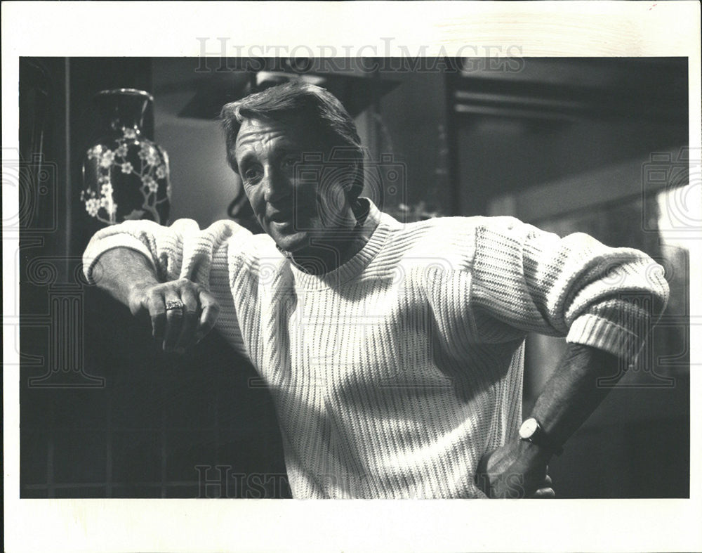 1986 Press Photo Roy Scheider The Men Club - Historic Images