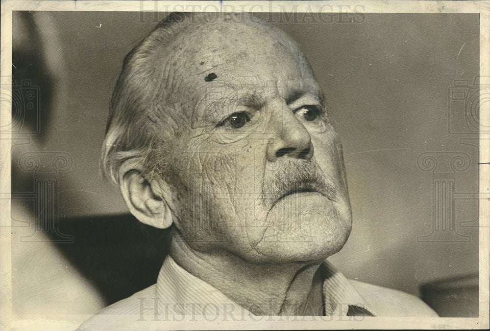 1981 Press Photo Conrad Heinrich Schellong Nazi Concentration Camp Guard - Historic Images