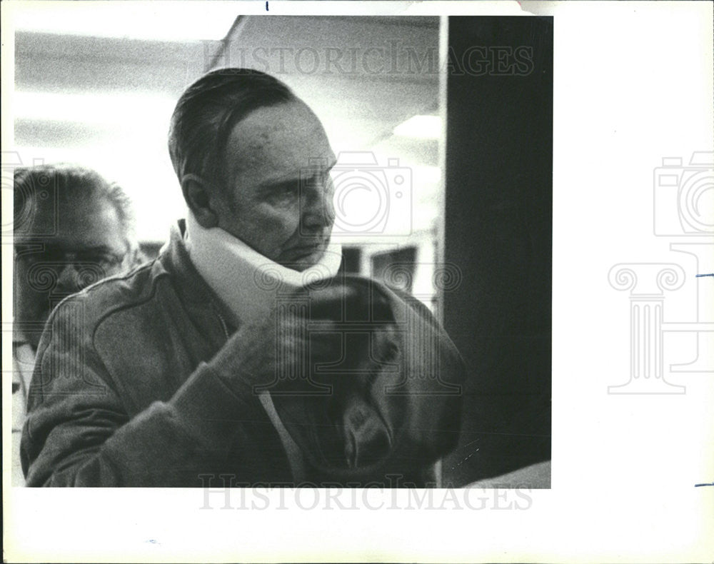 1986 Press Photo James Scherze Court Charge drunken driving reckless homicide - Historic Images