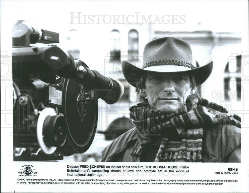 1990 Press Photo Director Fred Schepisi Film Russia House - Historic Images