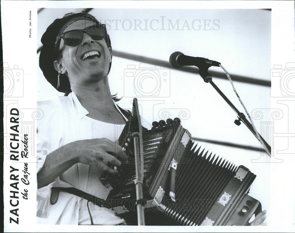 1990 Press Photo Zachary Richard singer songwriter Cubby Bear - Historic Images