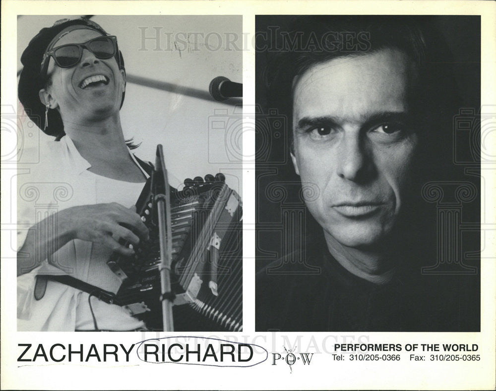 Press Photo Zachary Richard Cajun Singer Songwriter and Poet - Historic Images