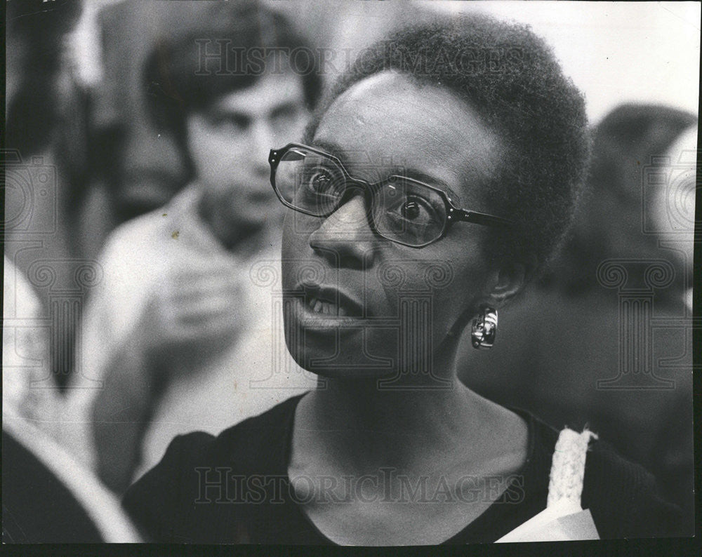 1974 Press Photo Willie Mae Reid Candidate Socialist Party Ticket - Historic Images