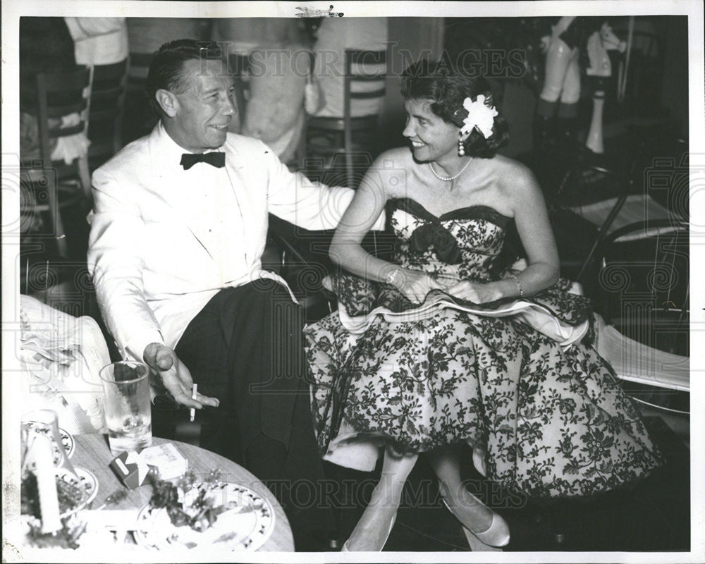 1958 Press Photo Chicago Boys Club Summer Ball Benefit Mr Mrs Hamil Reidy - Historic Images