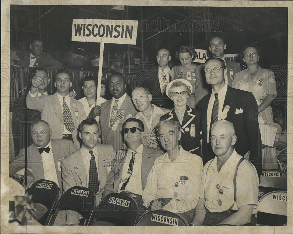 1952 Press Photo Nelson, Madison, Wis. Chairman of the Wisconsin Group - Historic Images