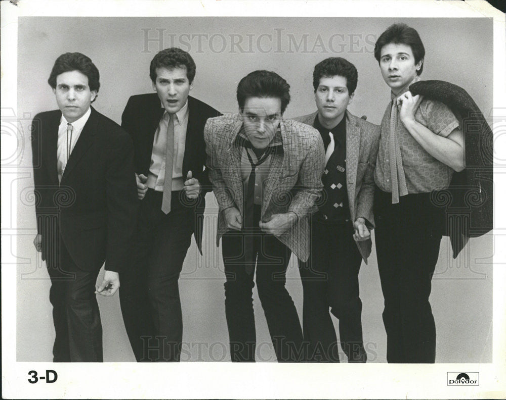 1980 Press Photo 3-D Rock Band - Historic Images