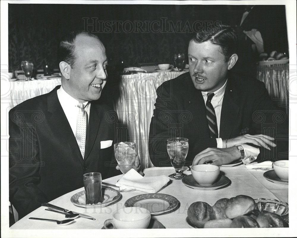 1964 Press Photo William Rhett Sales promotin & Public Relation Manager Adv - Historic Images
