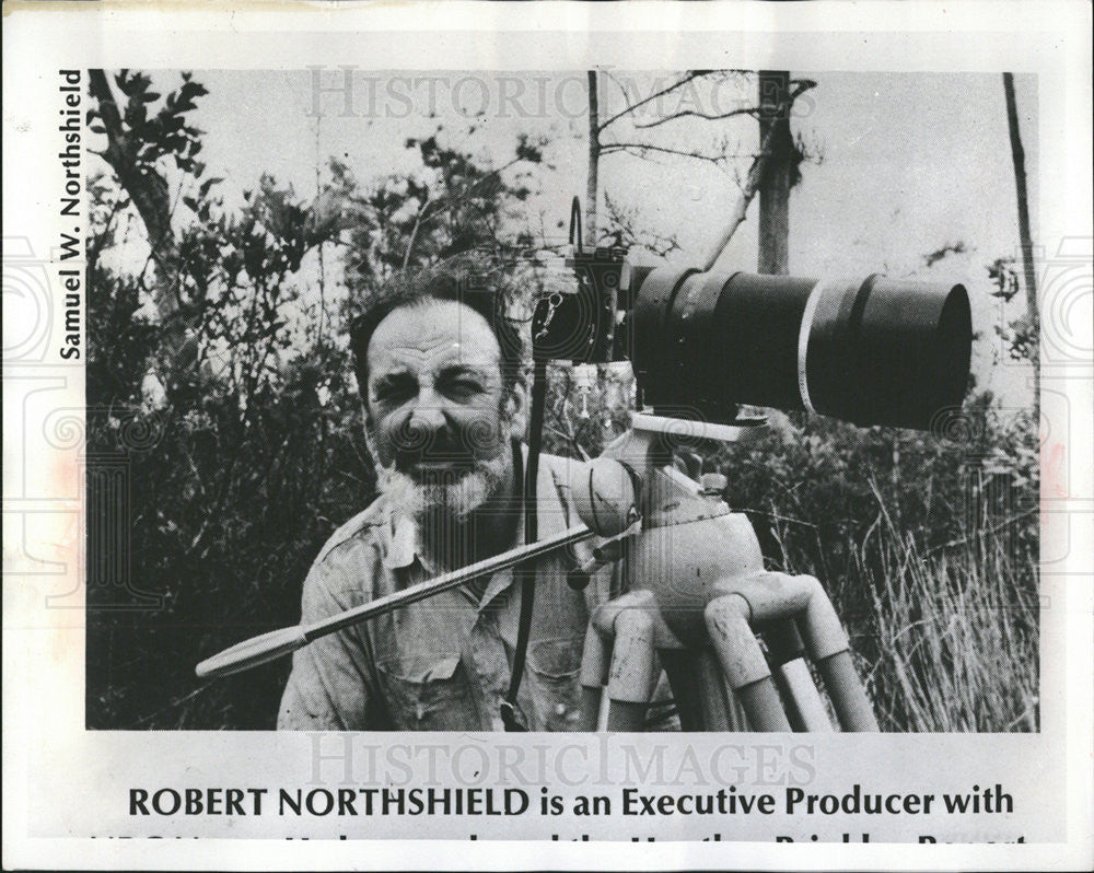 1972 Press Photo Robert Northshield Executive Producer Former Sun-Times Columnis - Historic Images