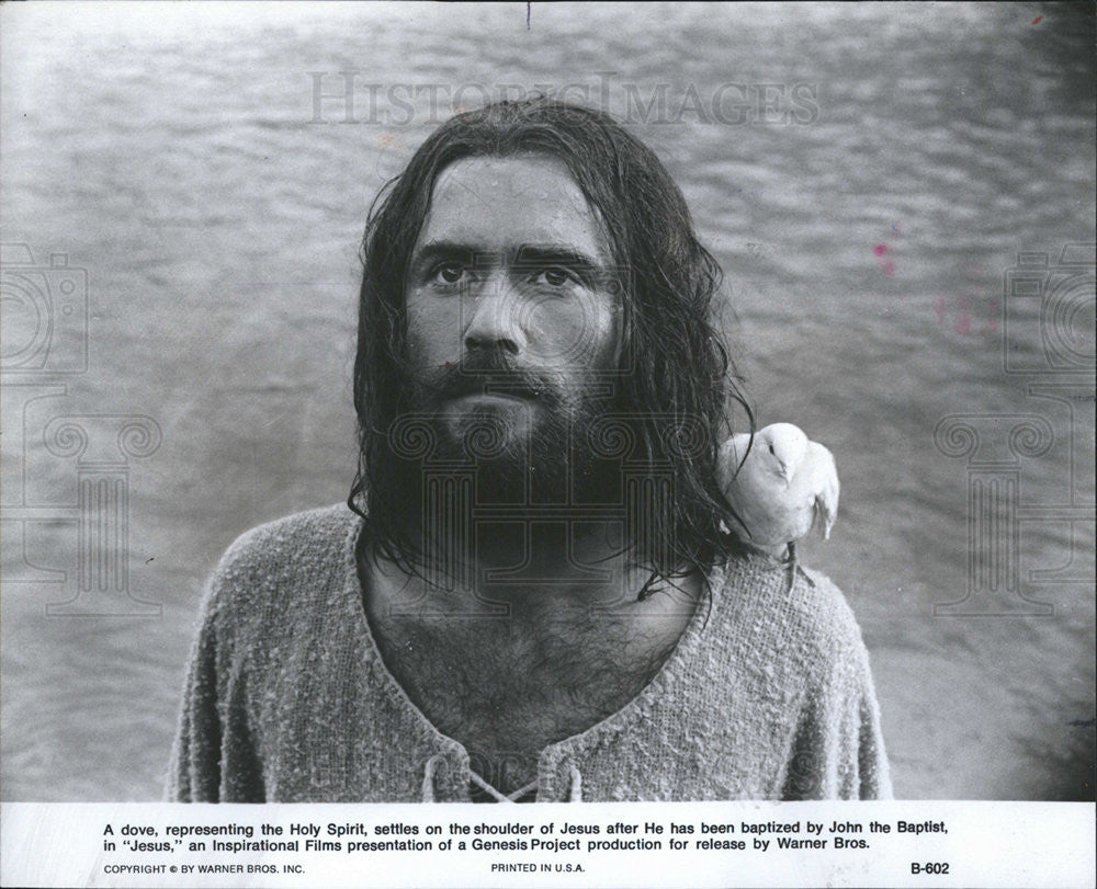 1980 Press Photo Brian Deacon Actor Jesus Inspiration Film Genesis Project WB - Historic Images