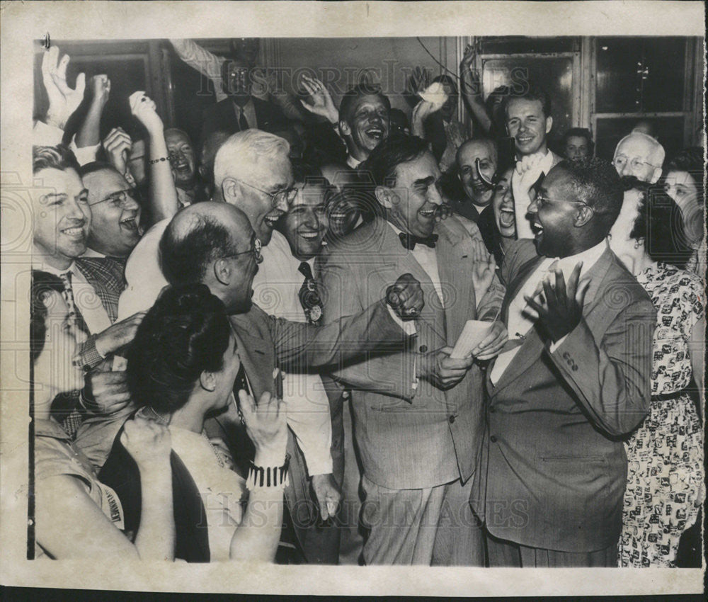 1951 Press Photo Rev Daniel A. Polling Baptist Leader GOP Mayor Philadelphia - Historic Images