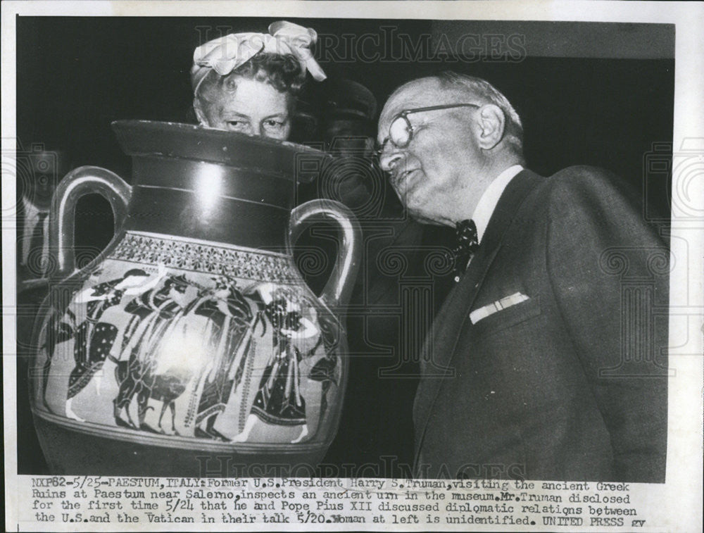 Undated Press Photo Harry S Truman U.S. President - Historic Images