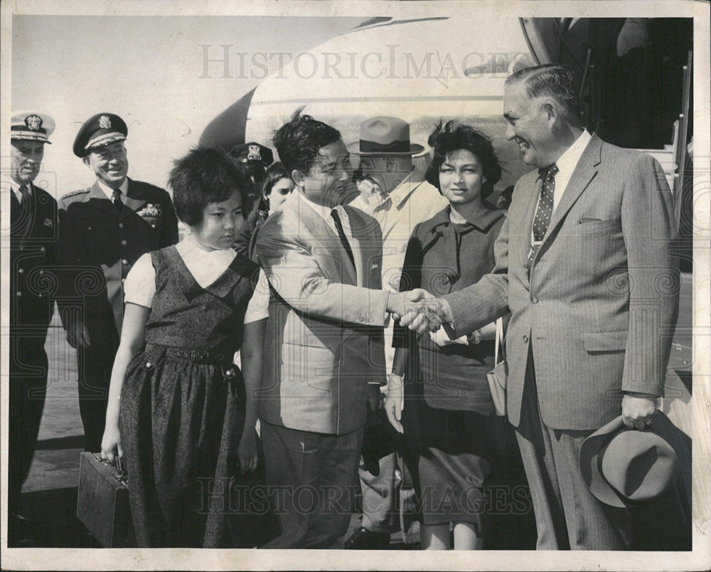 1958 Press Photo Princess Sorya Roeungsey  Price Norodom Sihanouk Cambodian - Historic Images
