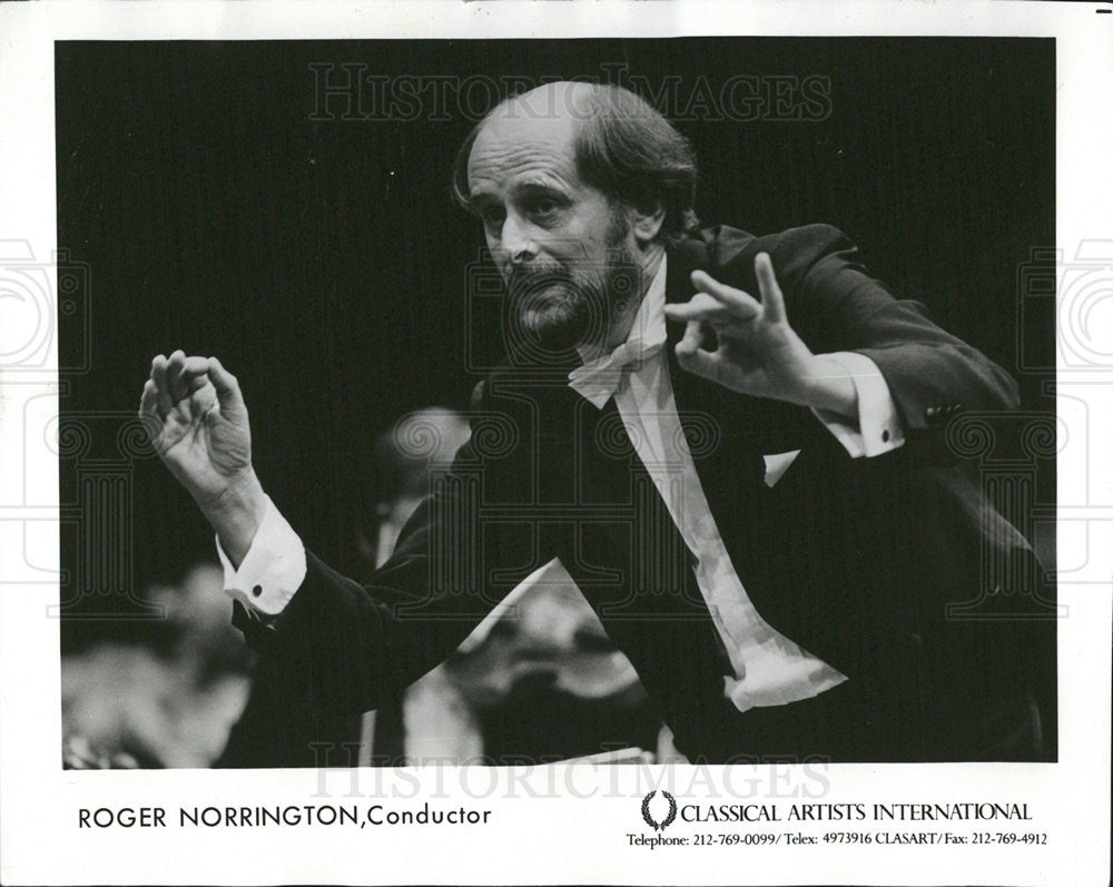 1993 Press Photo Roger Norrington Musician Music Conductor - Historic Images