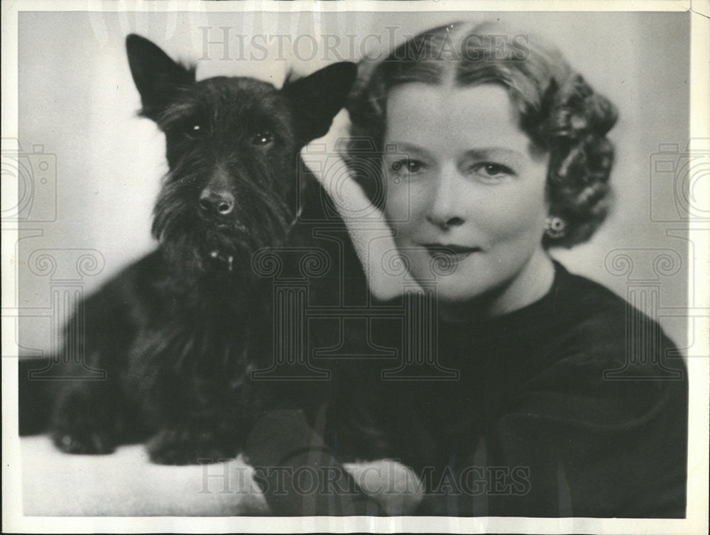 1937 Press Photo The new Mrs Ernest Simpson nee Mary Kirk Raffrey - Historic Images