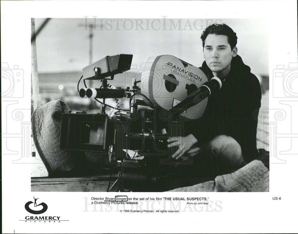 1995 Press Photo Director Bryan Singer&quot;The Usual Suspects&quot; - Historic Images