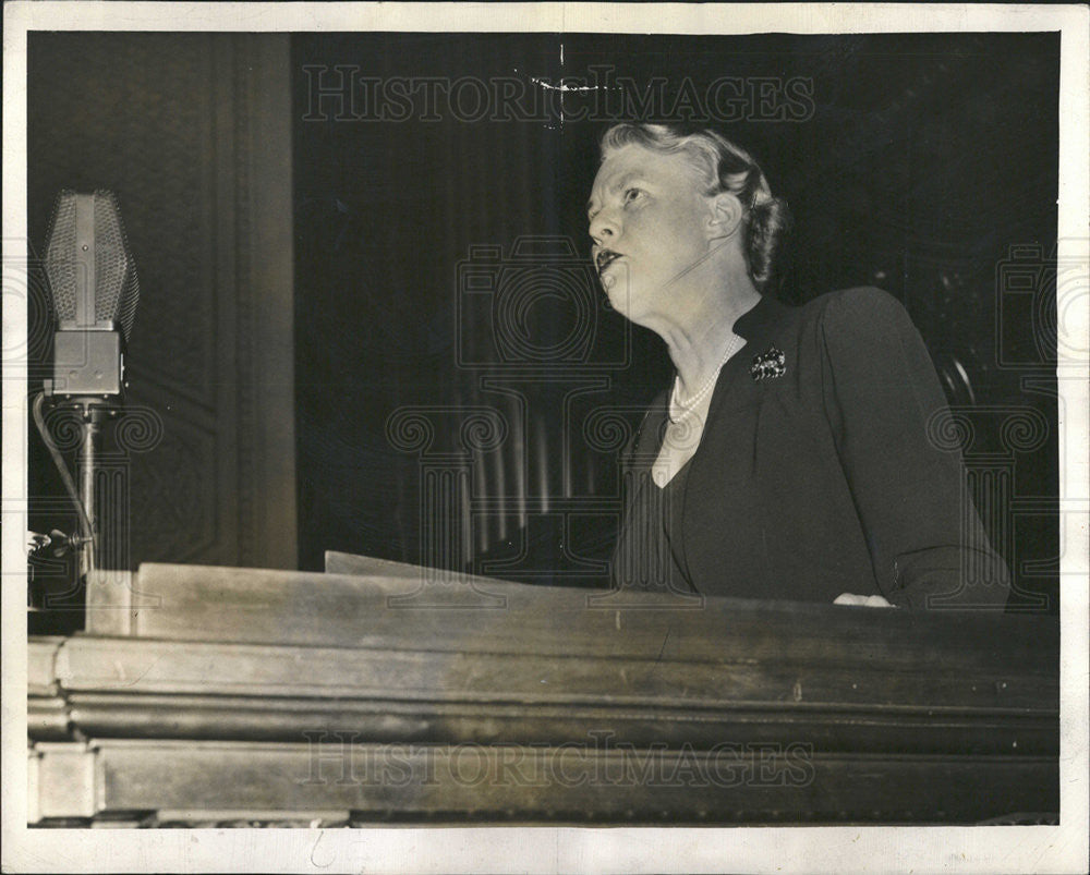 1941 Press Photo Dorothy Thompson American Journalist Newspaper Columnist - Historic Images