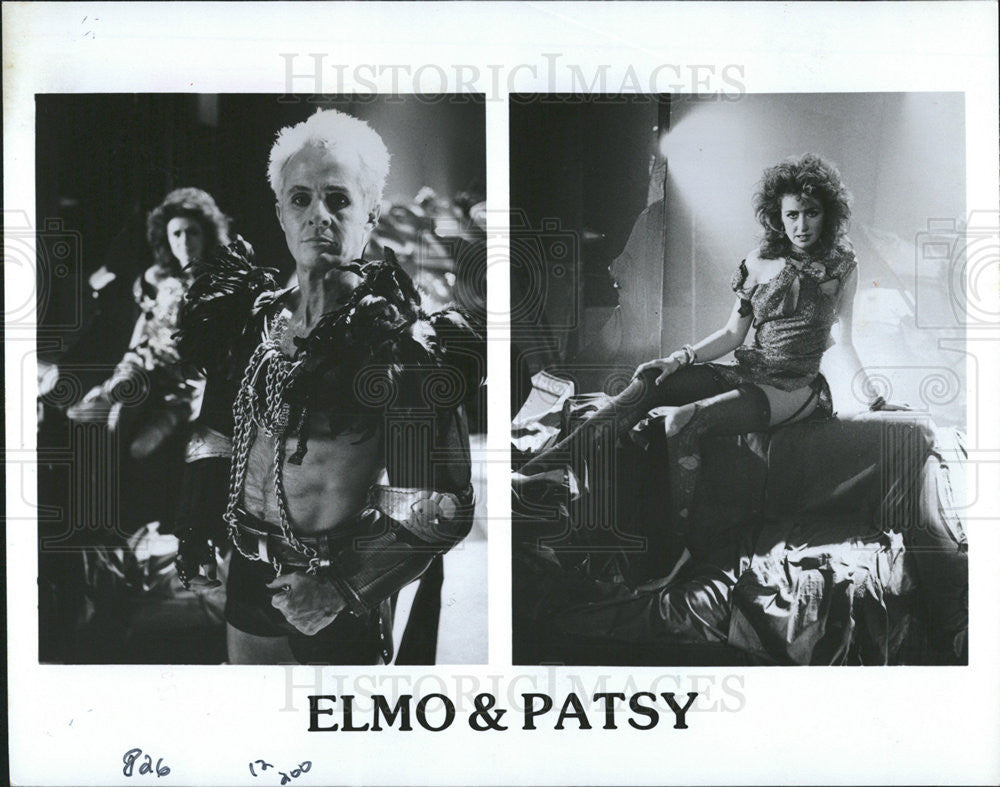 1985 Press Photo Elmo and Patsy musician - Historic Images