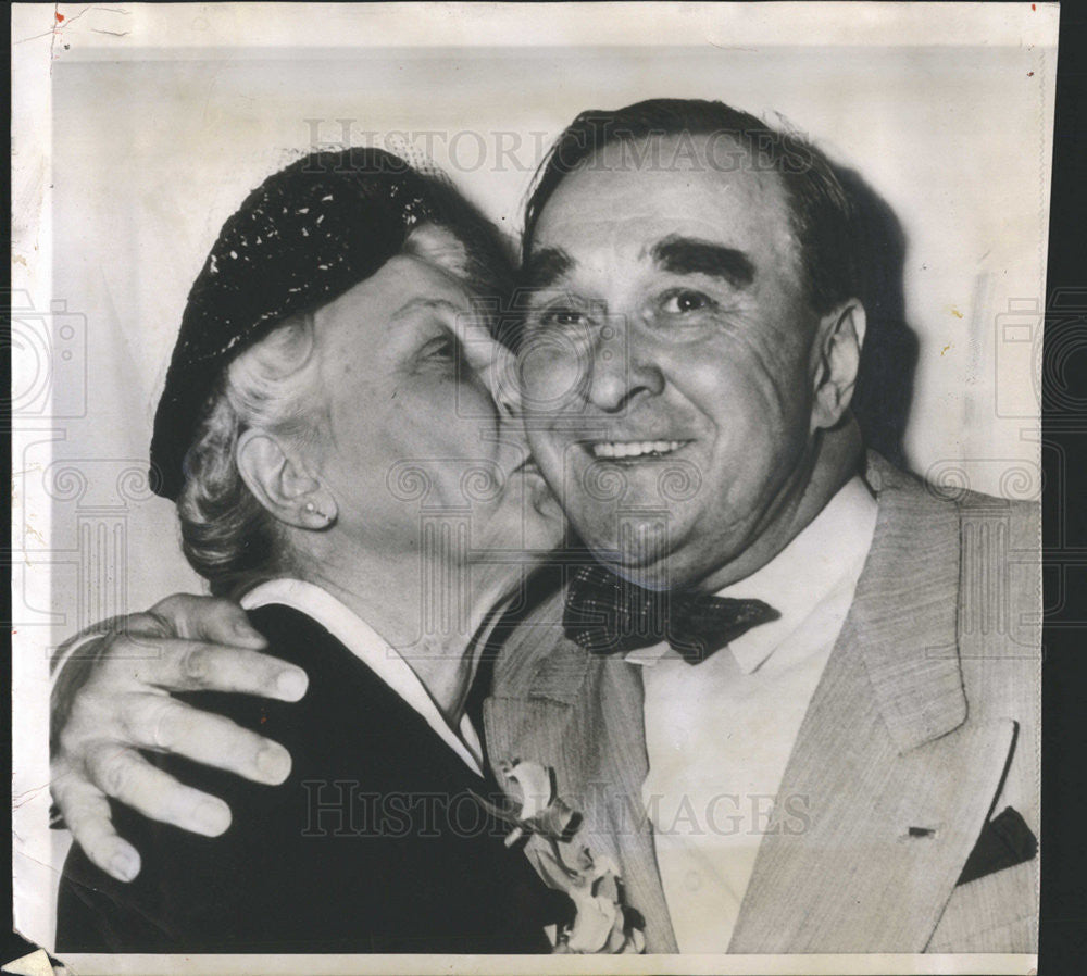 1951 Press Photo Rev Dr. Daniel A Poling Wins Nomination For Philadelphia Mayor - Historic Images