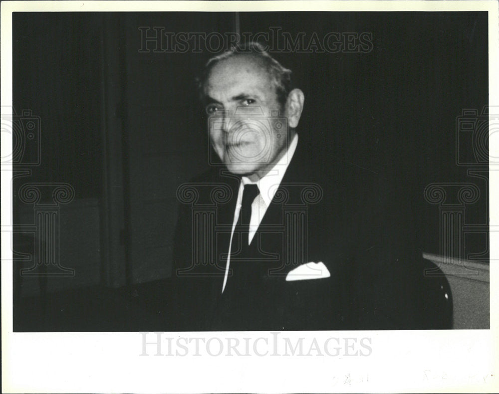 1984 Press Photo Theodore W. Robinson Former Chairman of The Board of Ditto Inc. - Historic Images