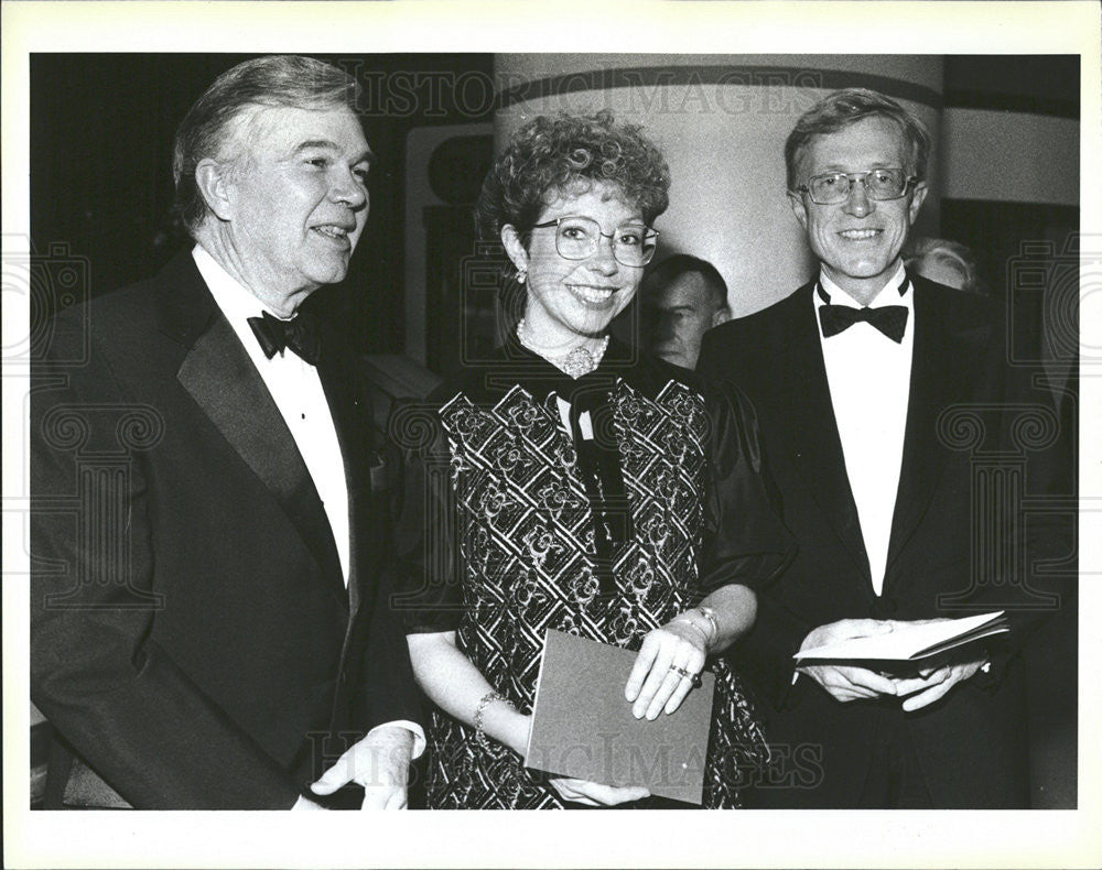 Press Photo Donald Frey Princess Christina Sweden Baron Stig Ramel Nobel Dinner - Historic Images