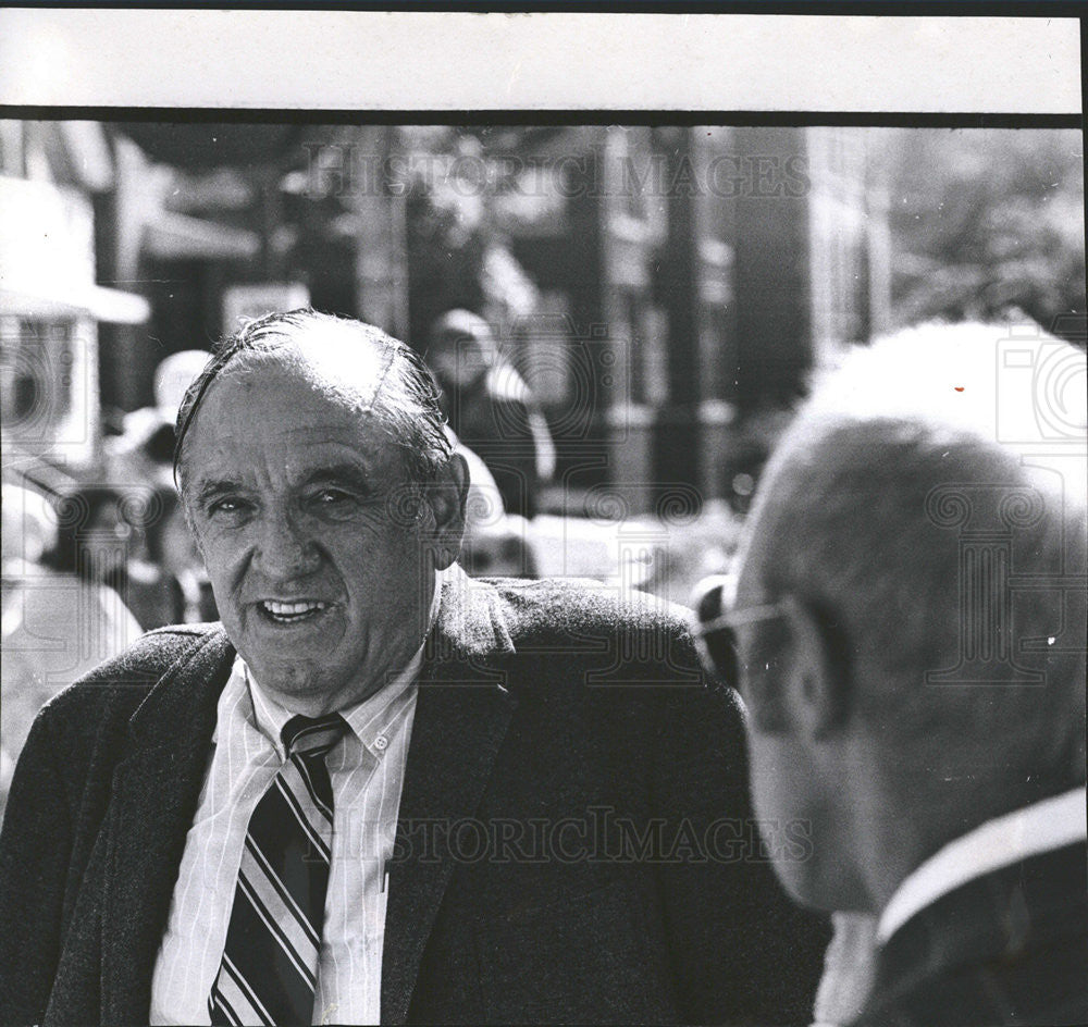 1970 Press Photo Val Christman Operator Parking Lot of Indian Village - Historic Images