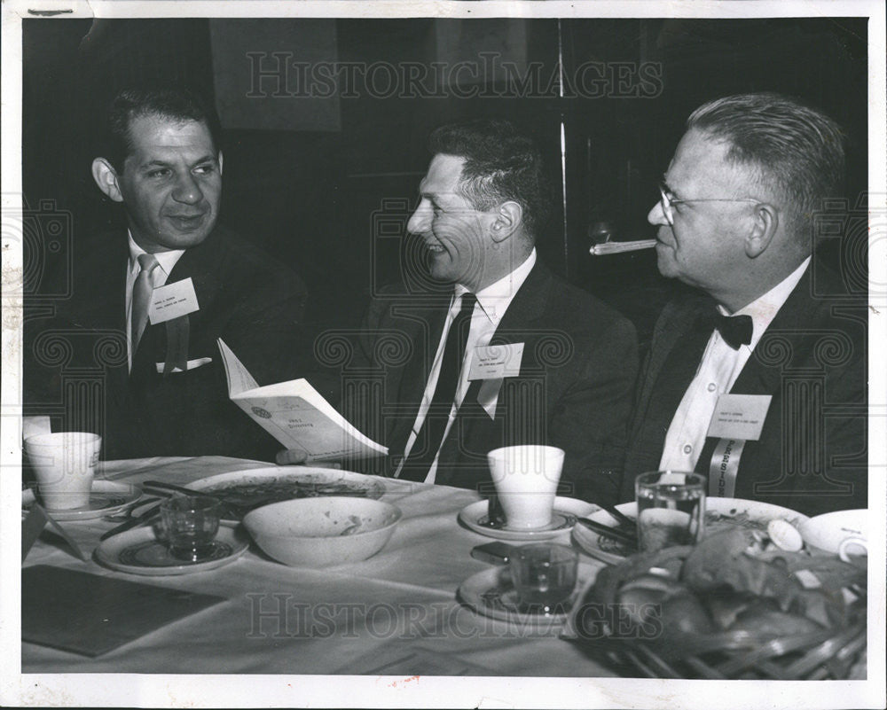 1962 Press Photo ASA Officers on discussion on population growth for business - Historic Images