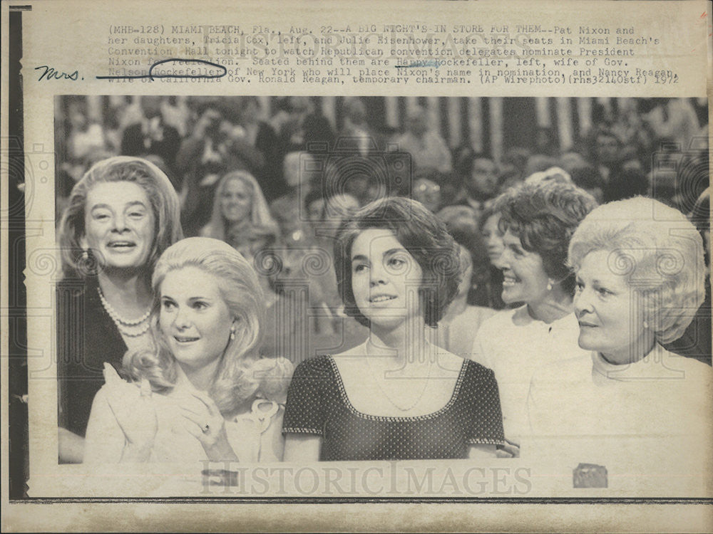 1972 Press Photo Mrs. Happy Rockefeller United States New York Governor&#39;s Wife - Historic Images